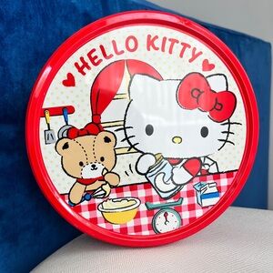 Hello Kitty red cookie tin